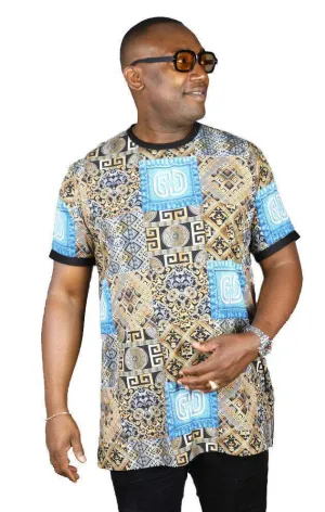 African Print T-shirt for Men