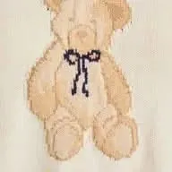 Beary Cute Sweater -Ivory