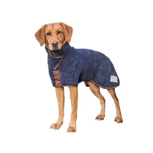 Country Dog Drying Coat in French Navy