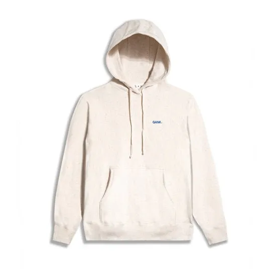 Gank Embroidered Hoodie (Cream Speckle)