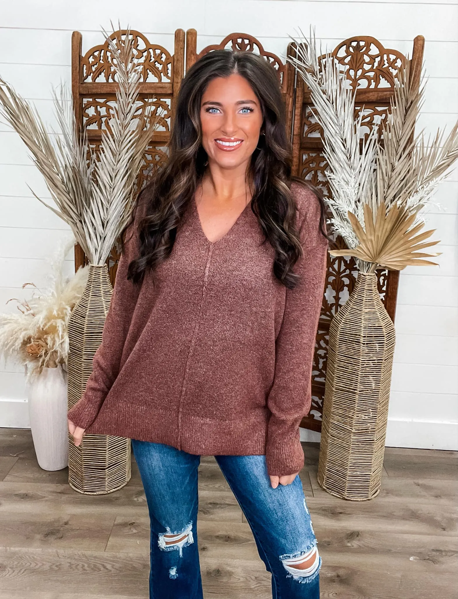 Good Idea Sweater - MAROON