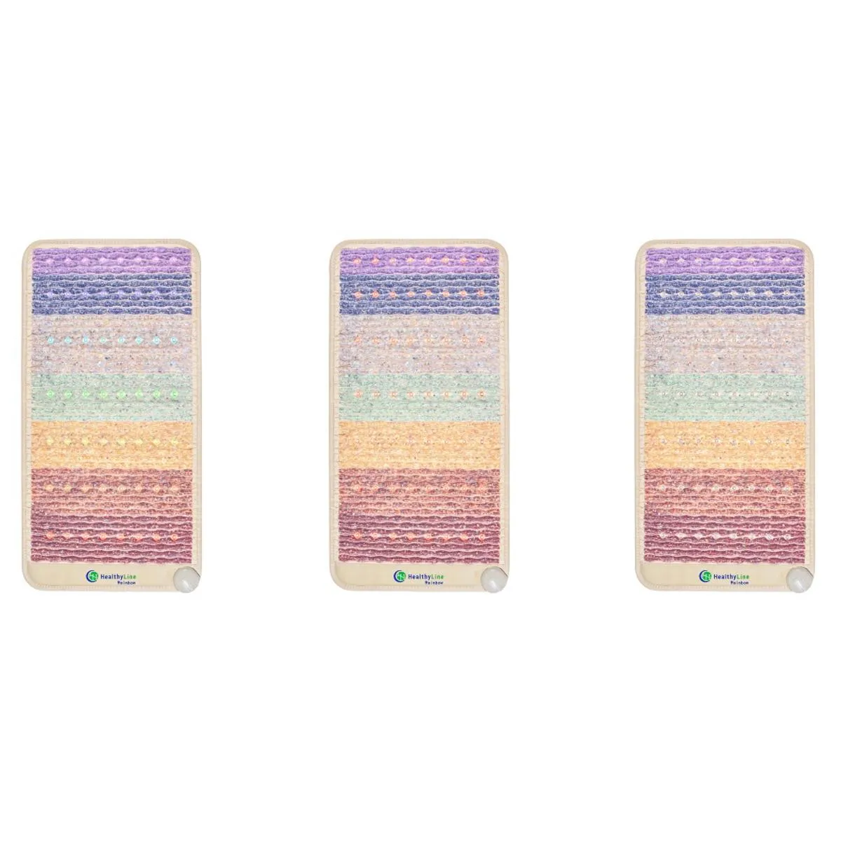 HealthyLine Rainbow Chakra Mat Small 4020 Firm - Photon PEMF InfraMat Pro Third Edition