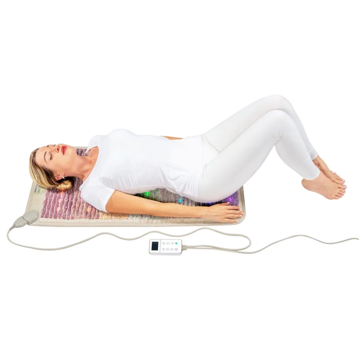 HealthyLine Rainbow Chakra Mat Small 4020 Firm - Photon PEMF InfraMat Pro Third Edition