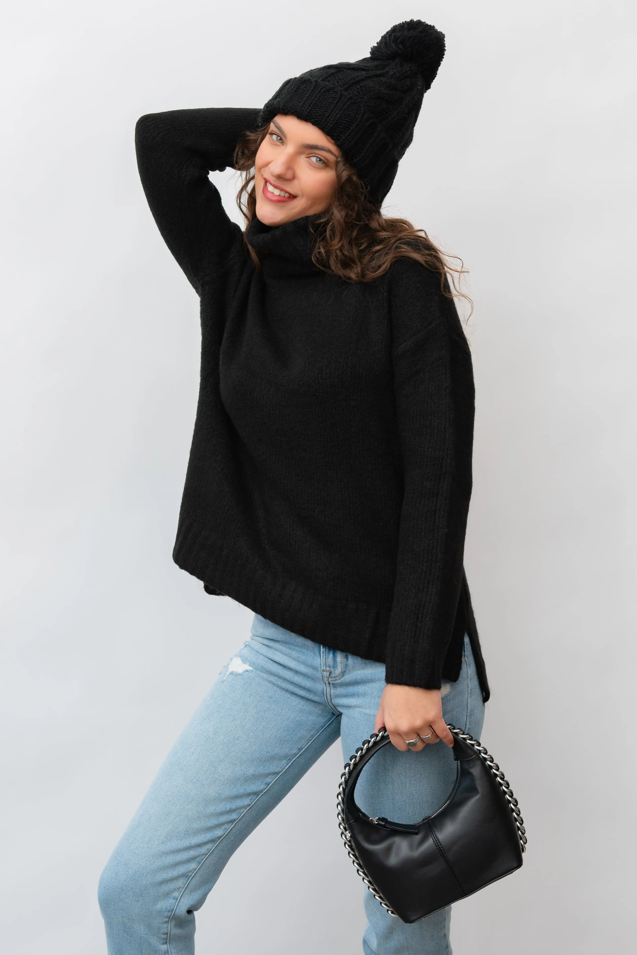 Hunter Cozy Turtleneck Sweater