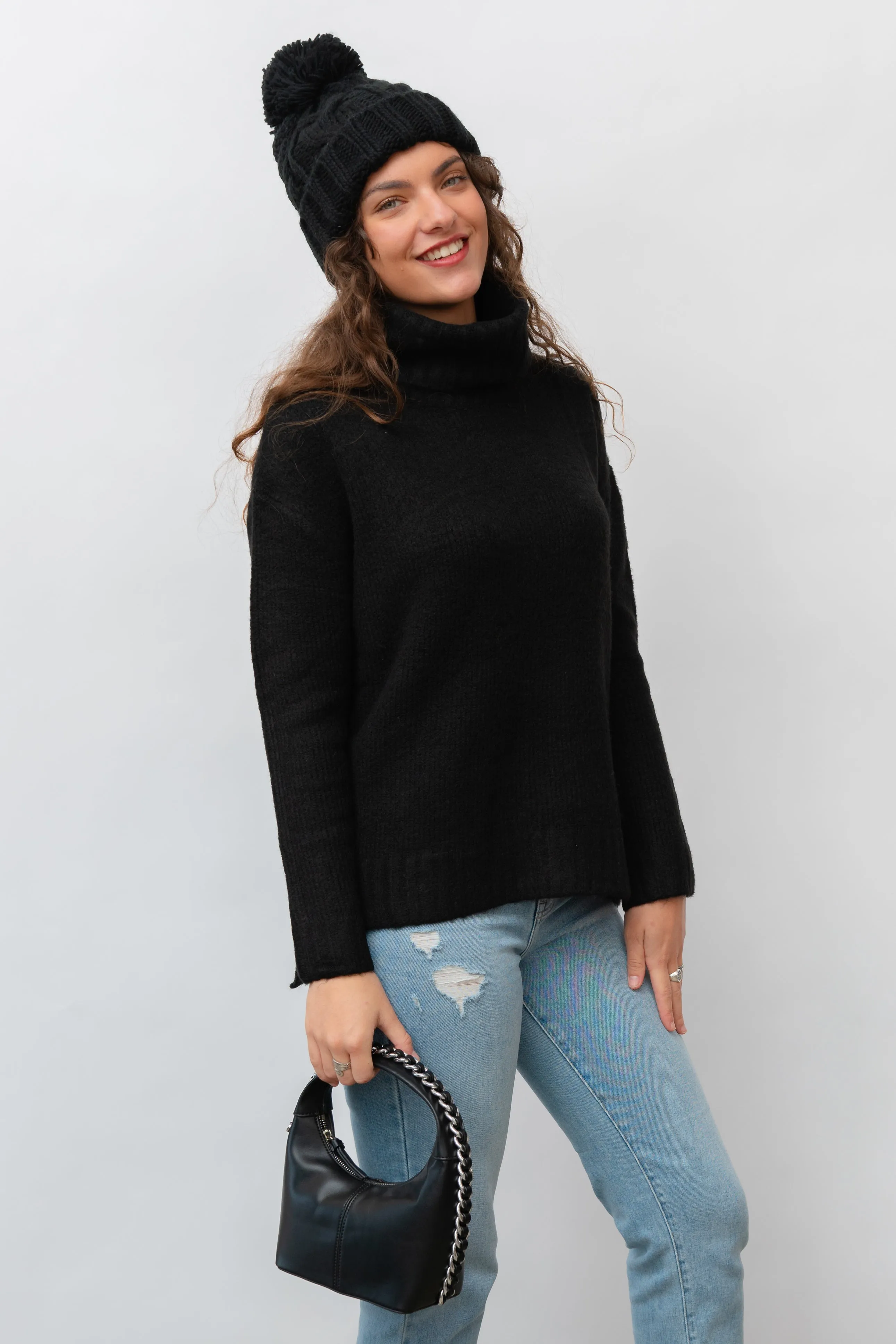 Hunter Cozy Turtleneck Sweater