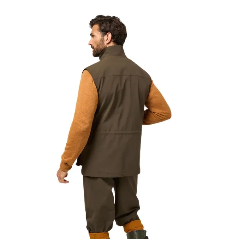 Lockwood Men's Shooting Waistcoat In Olive