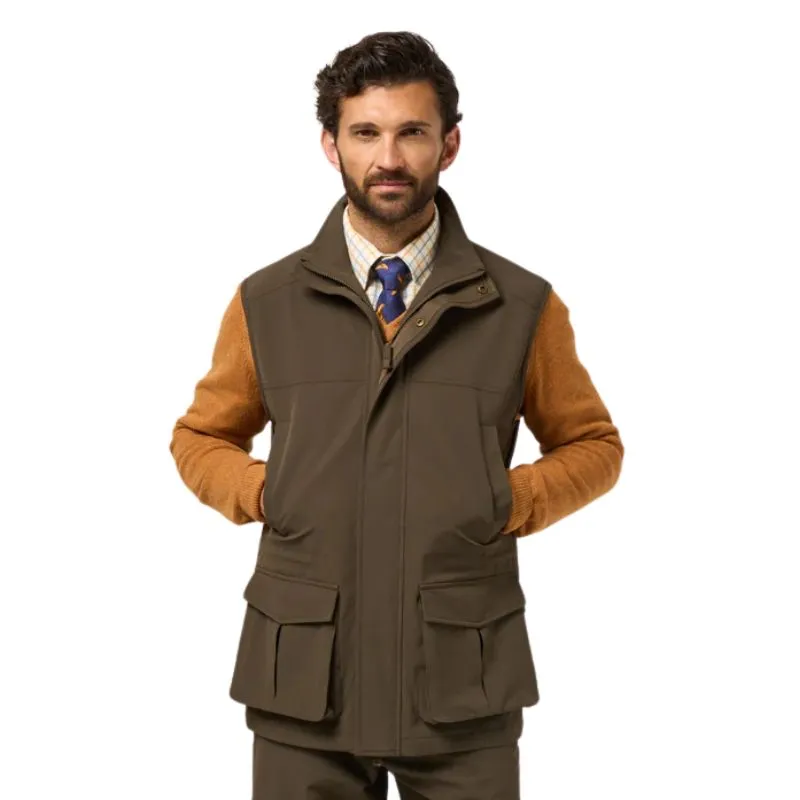 Lockwood Men's Shooting Waistcoat In Olive
