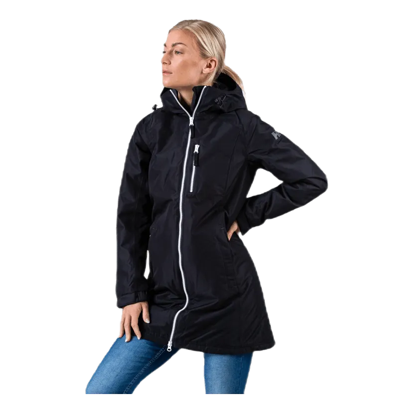 Long Belfast Winter Jacket Black