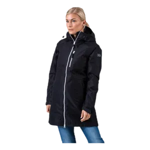 Long Belfast Winter Jacket Black