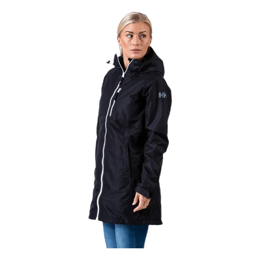Long Belfast Winter Jacket Black