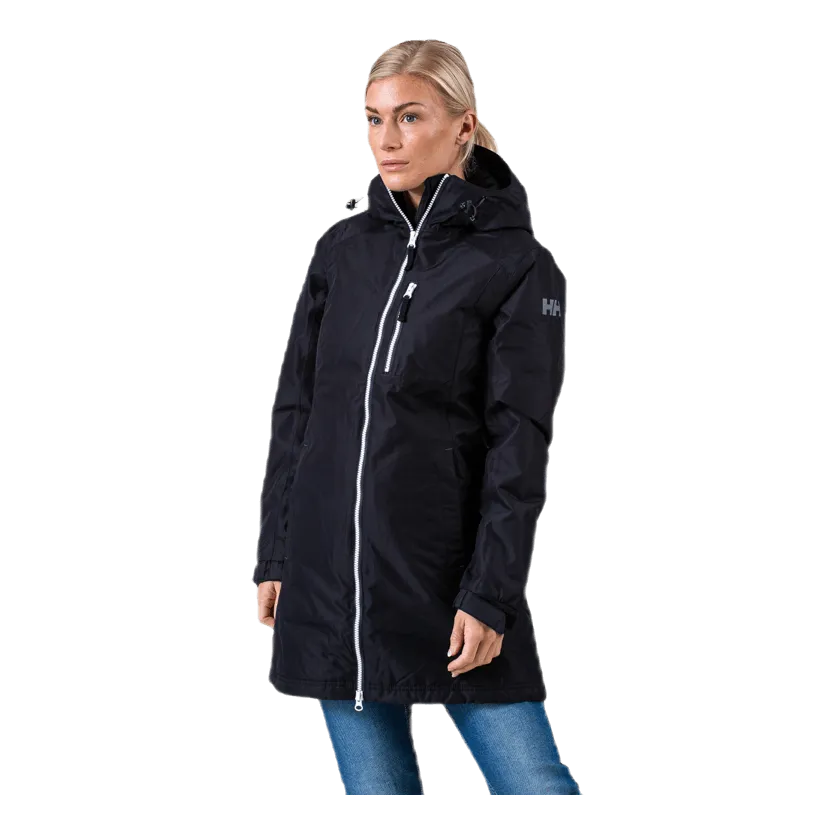 Long Belfast Winter Jacket Black