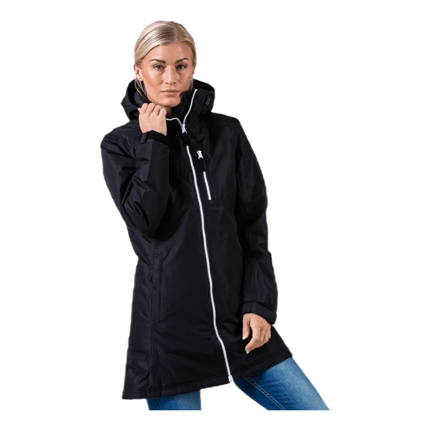 Long Belfast Winter Jacket Black