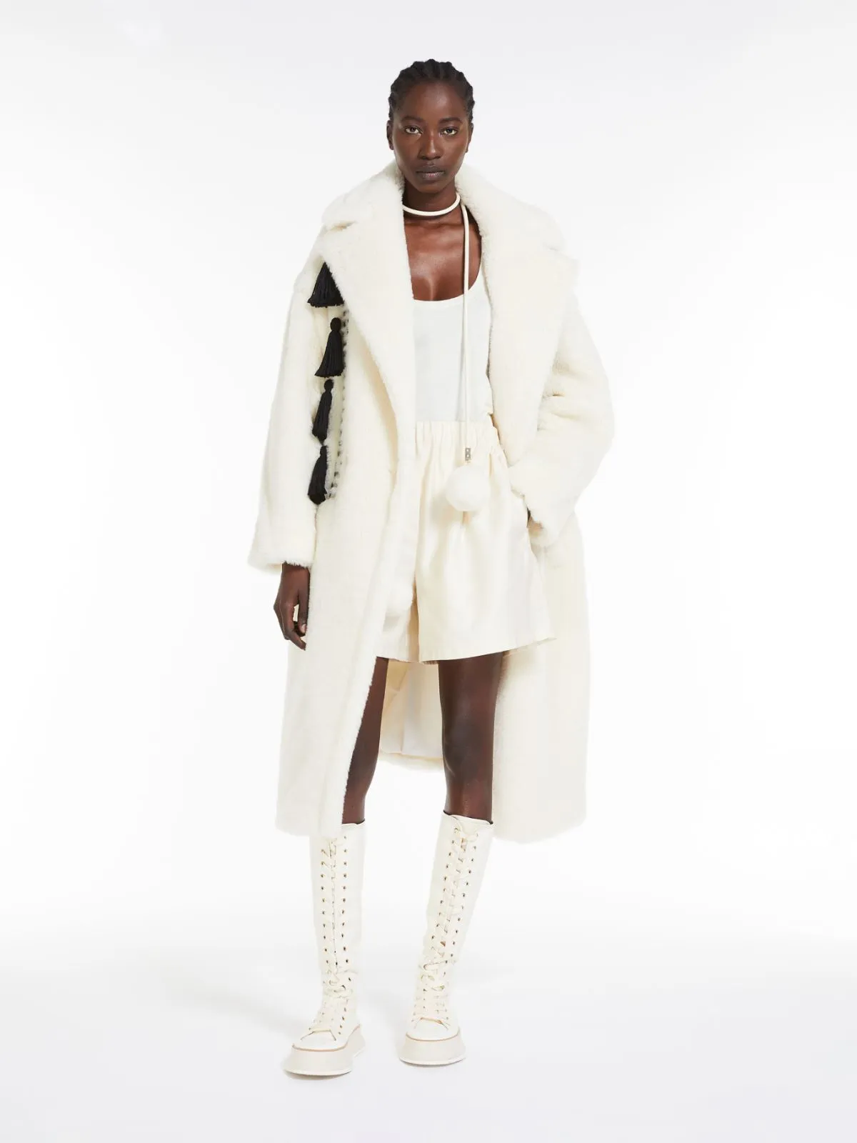 Max Mara - Demetra Teddy Bear Icon Coat in alpaca and wool