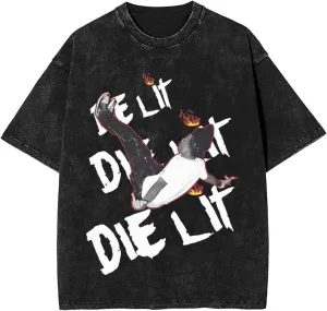 Men Streetwear Oversized Casual T-Shirts Short-Sleeve Adults Teens Cotton Shirt