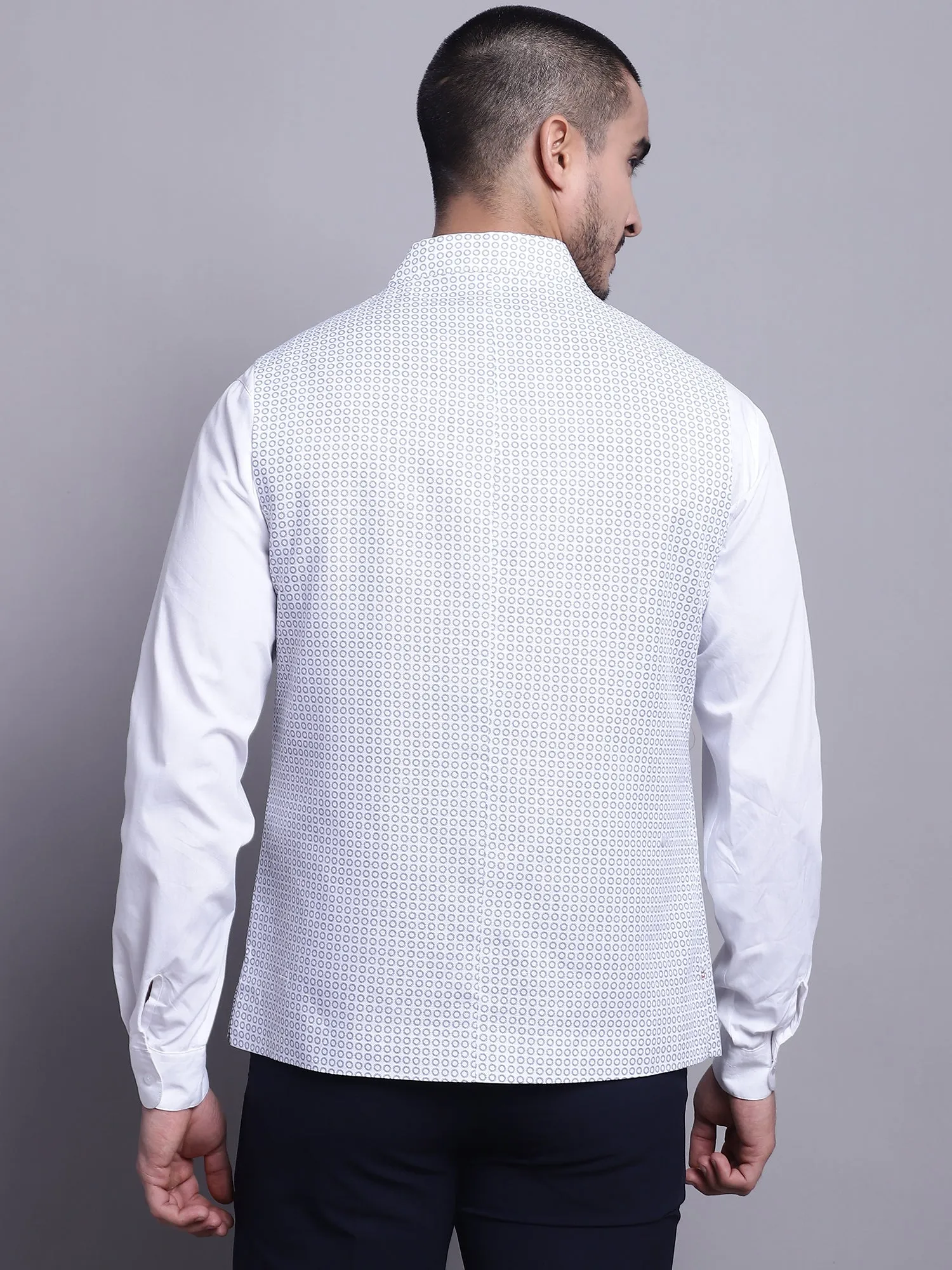 Men White Waist Coat