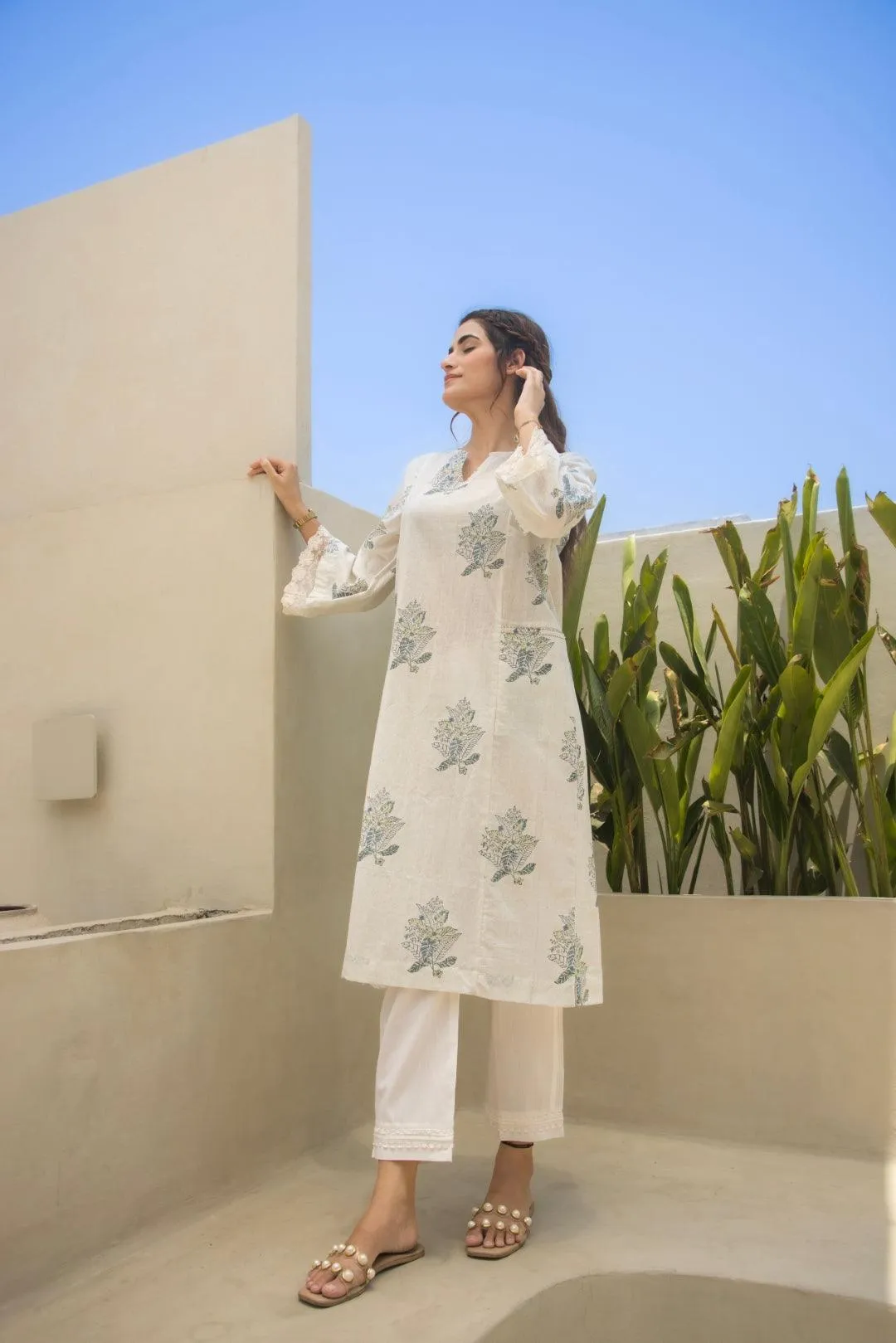 MOSS POET KURTA SET