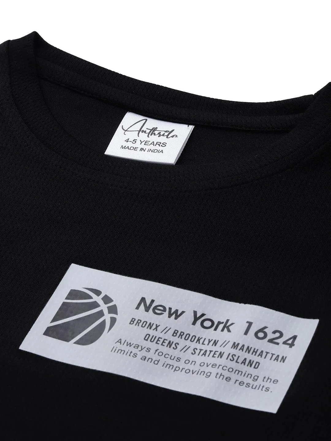 NEW YORK 1624 SPORTY SHORT SLEEVE T-SHIRT - BLACK
