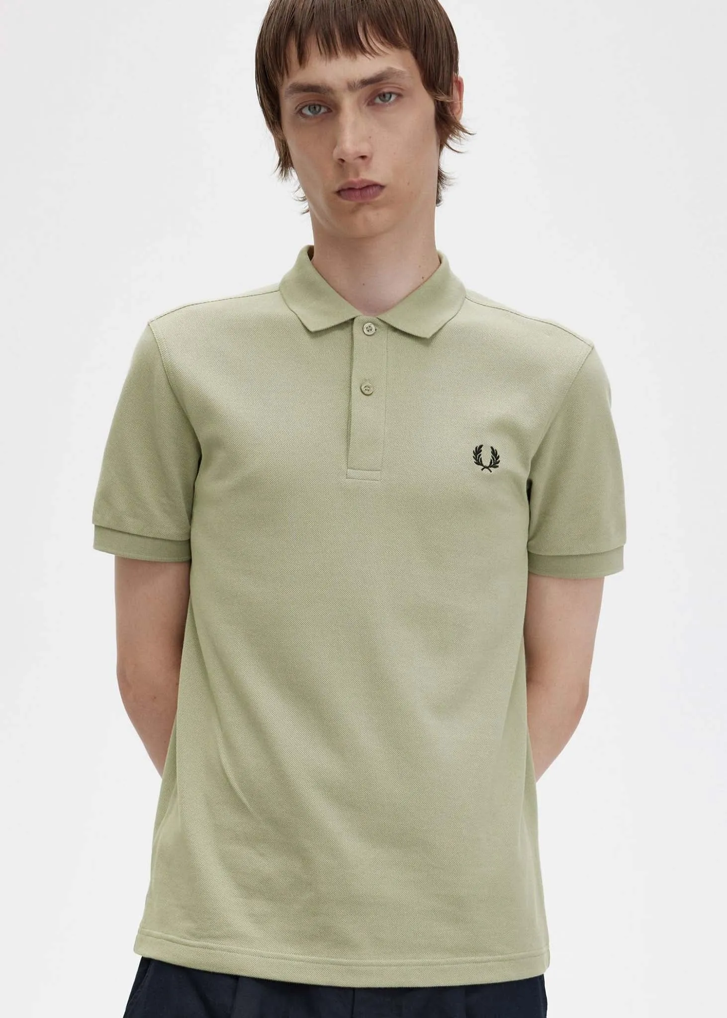 Plain Fred Perry shirt - seagrass
