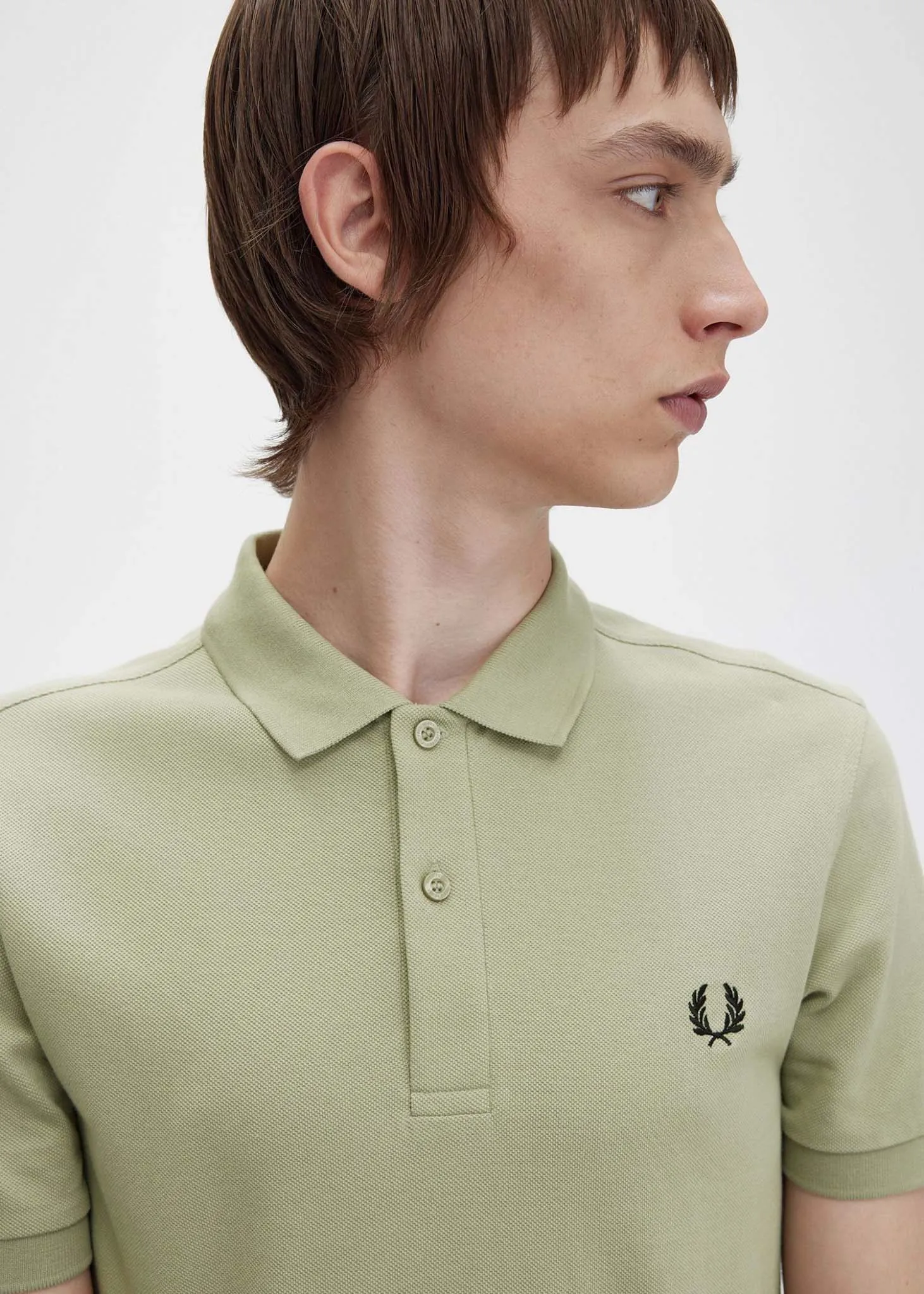 Plain Fred Perry shirt - seagrass