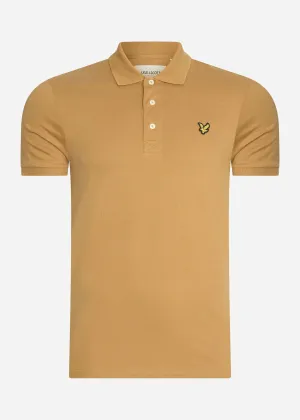 Plain polo shirt - anniversary gold