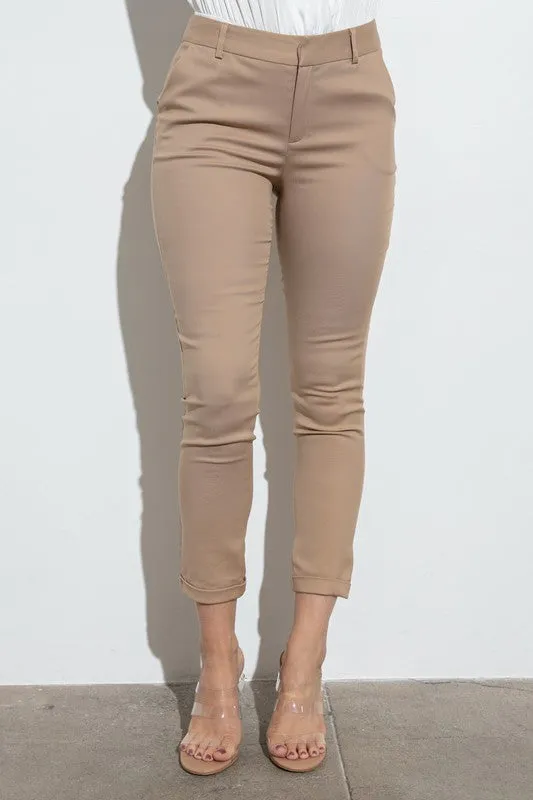 Reyna Royal Blue, Ref or Khaki Stretchy Trousers