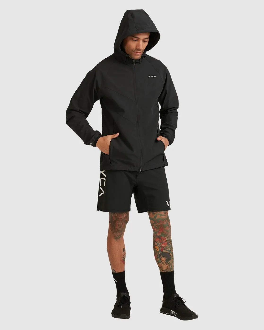 RVCA VA WINDBREAKER - BLACK