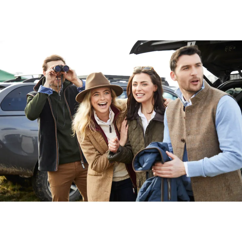 Schoffel Berwick Nehru Mens Tweed Waistcoat - Hawick Tweed