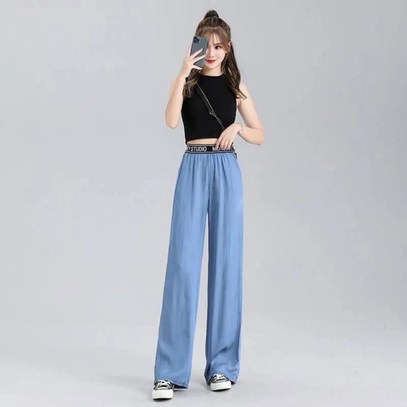 Thin Loose Straight-leg Casual Wide-leg Pants
