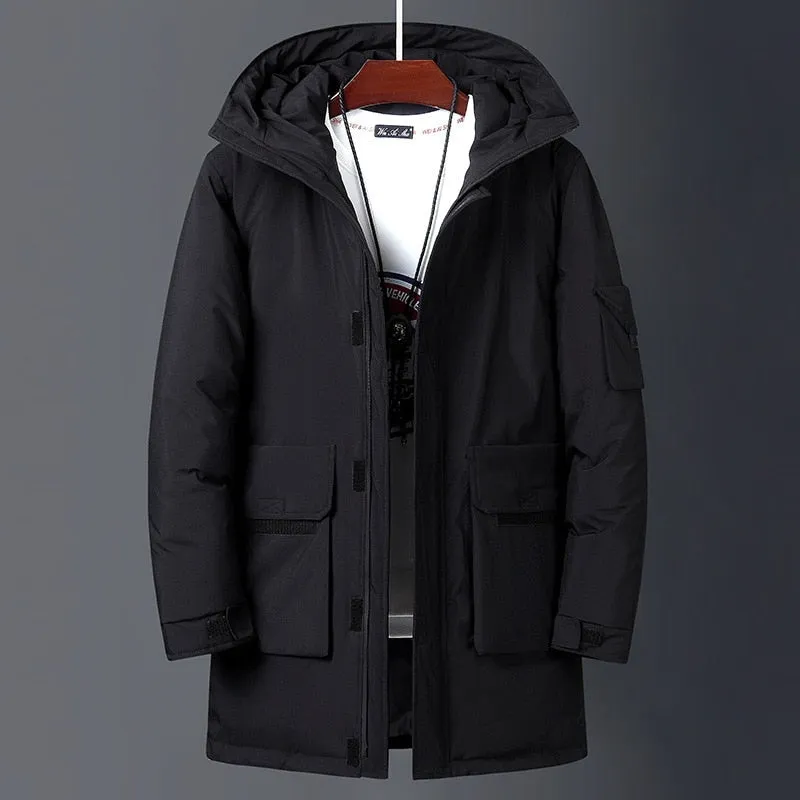 Warm Hooded Long Jackets