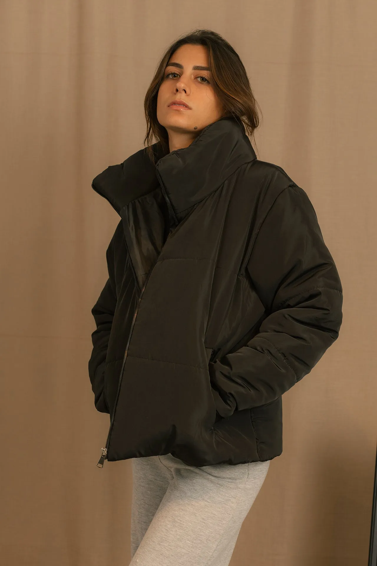 Waterproof Puffed Jacket - Leocansa