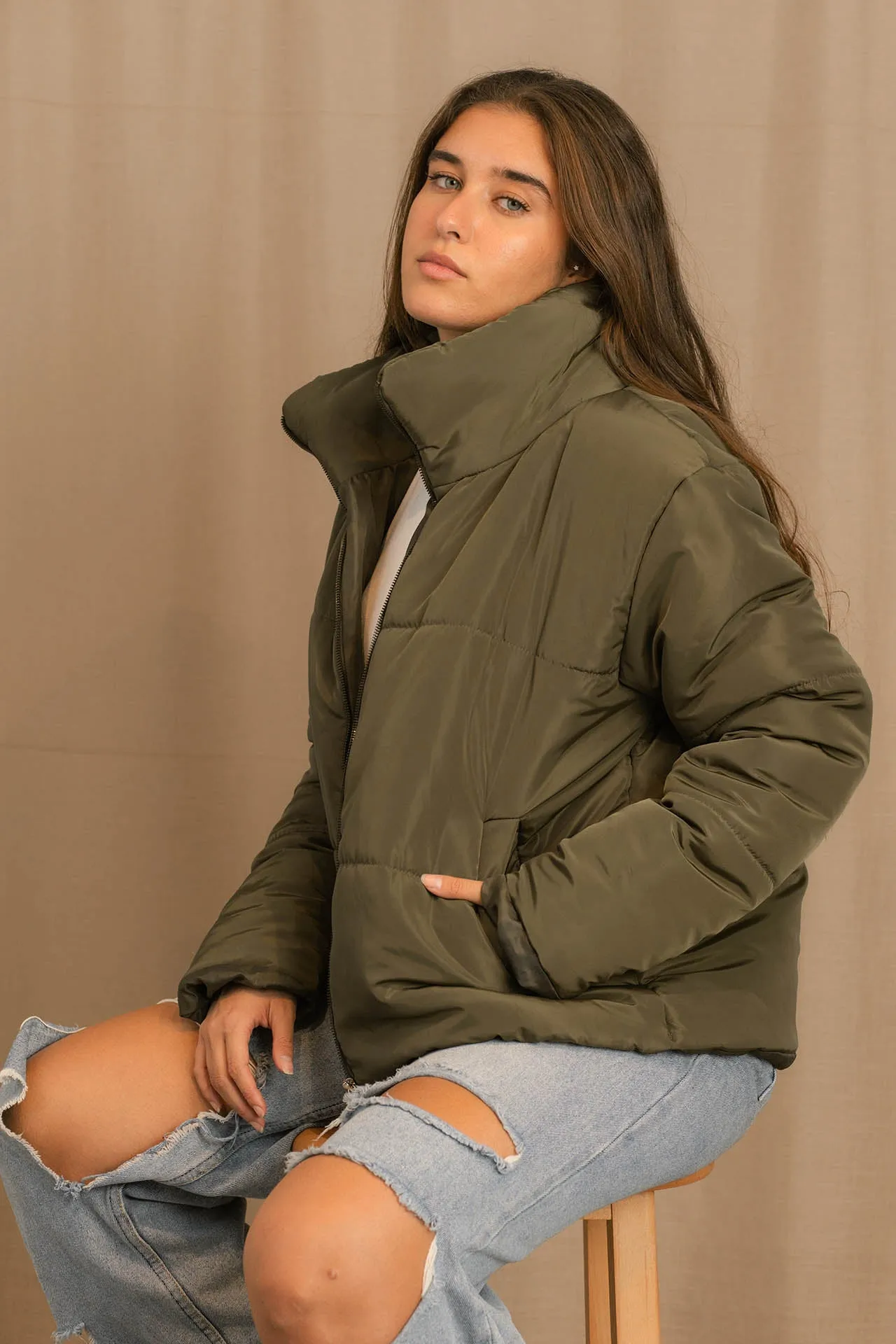 Waterproof Puffed Jacket - Leocansa