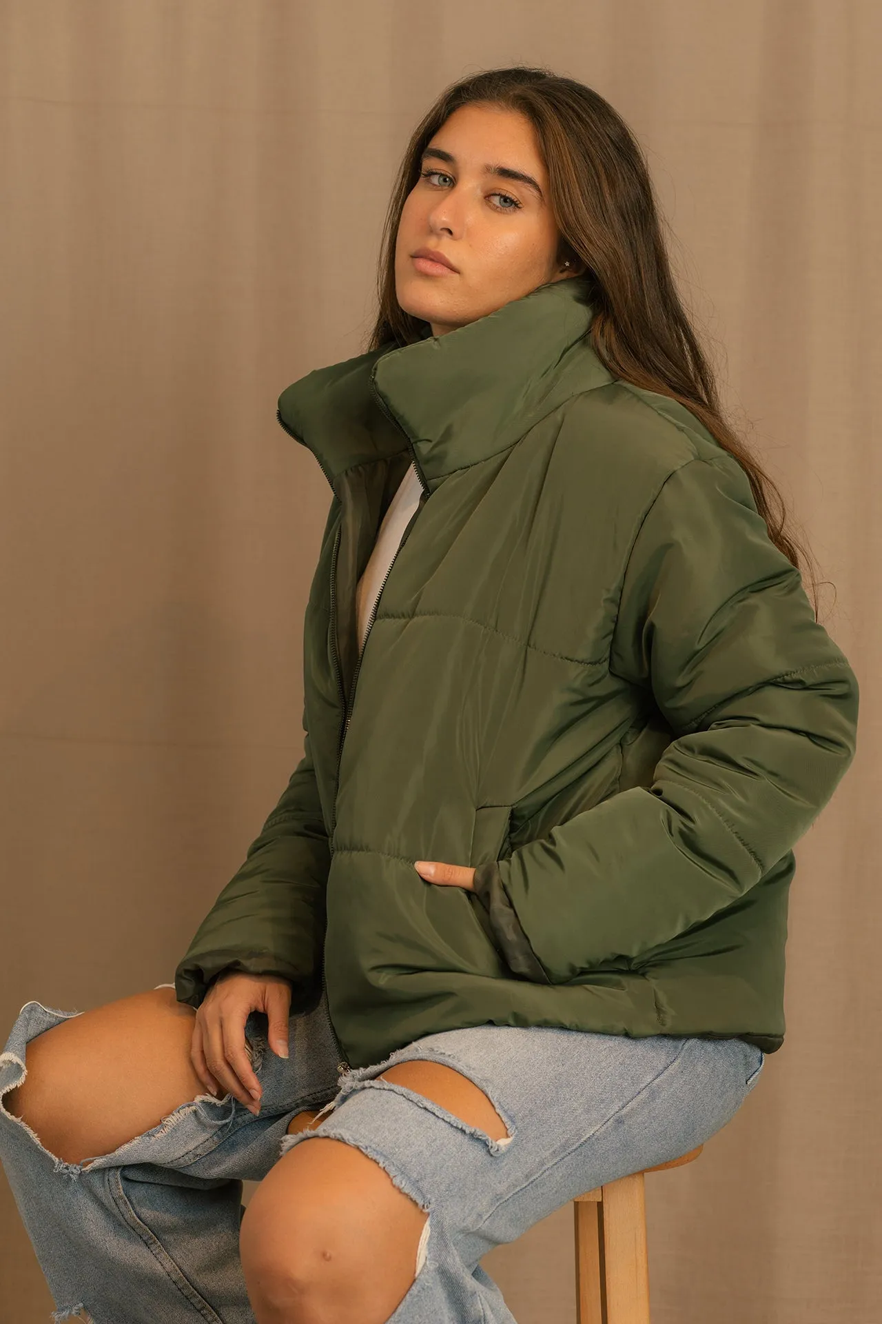 Waterproof Puffed Jacket - Leocansa