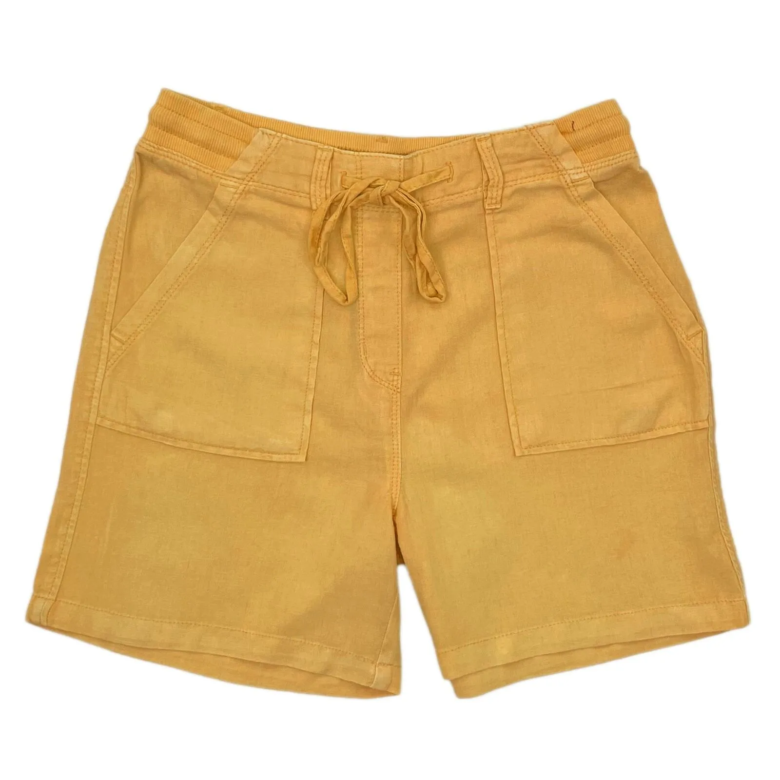 Womens Linen Summer Shorts with Adjustable Waist