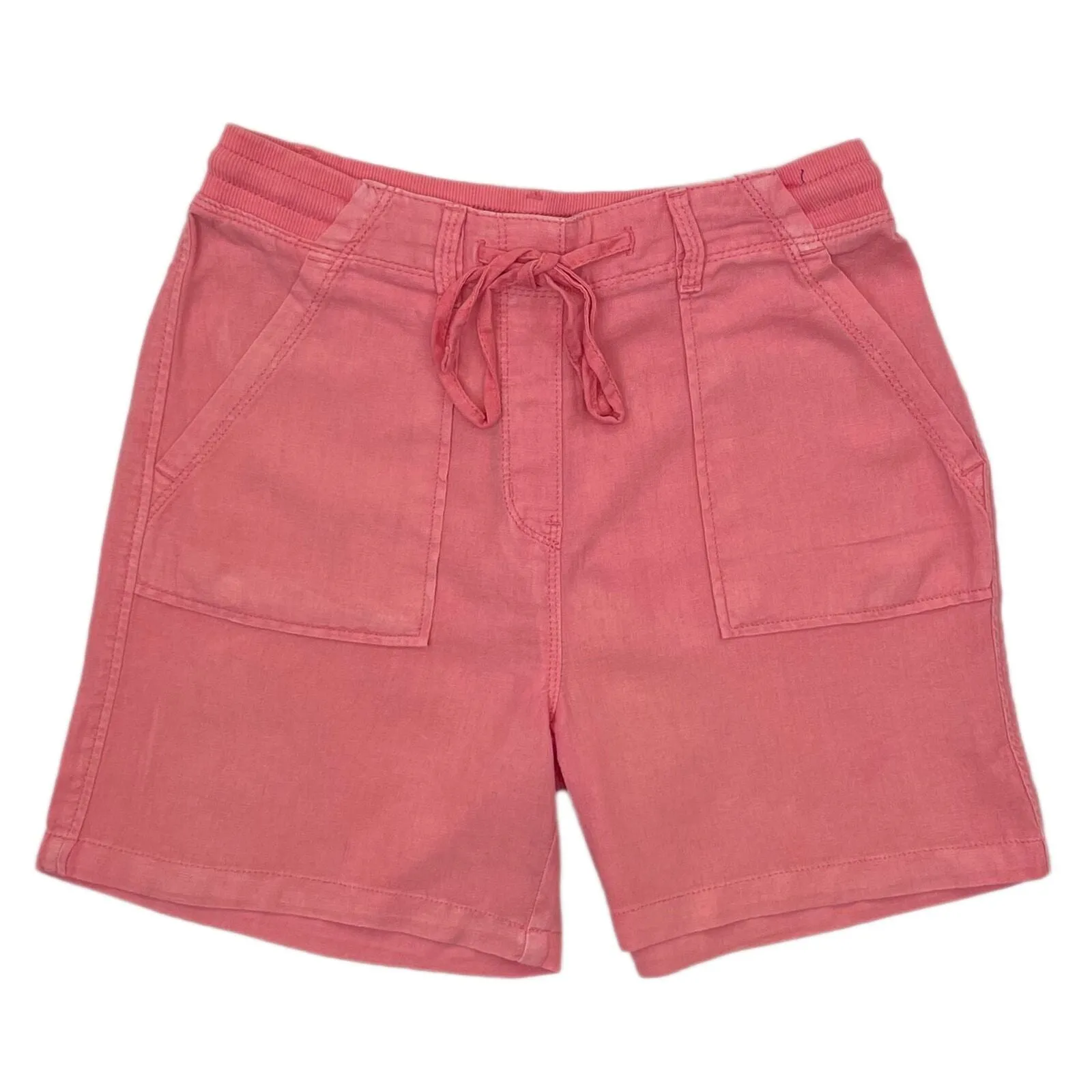 Womens Linen Summer Shorts with Adjustable Waist